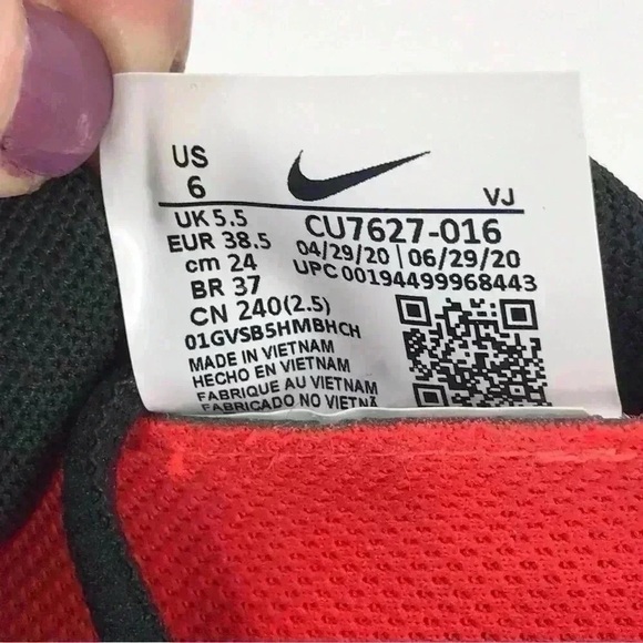 Nike ZoomX SuperRep Surge Men’s 6 Black Crimson Training Running Gym Sneakers - Picture 2 of 16